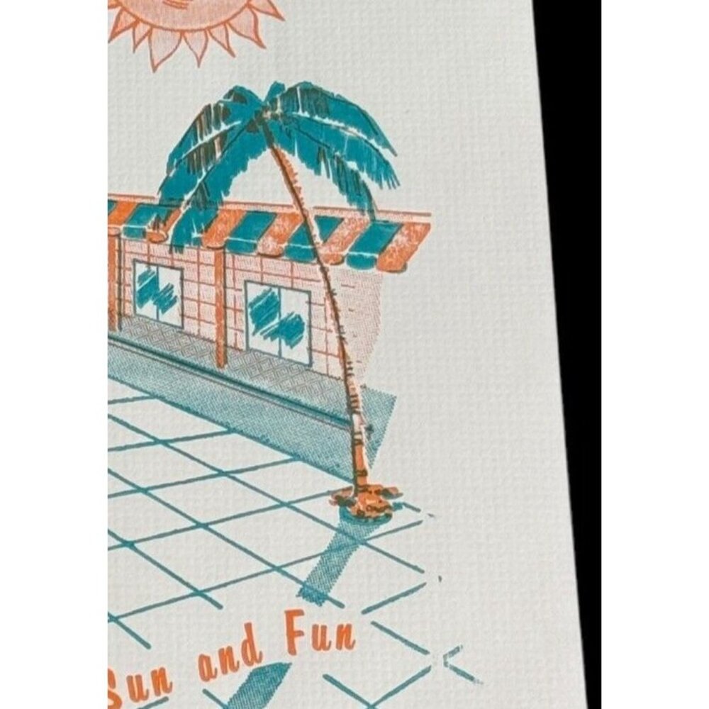 20 Vintage Paper Bathmat Bath Mat Smith-Lee Co. Florida 14 1/4" x 20 1/2" - Picture 14 of 16
